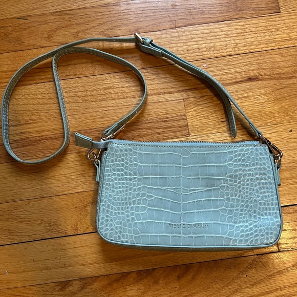 MELIE BIANCO • Mint Green• Vegan Leather Crossbody bag• Perfect spring bag - Picture 2 of 9